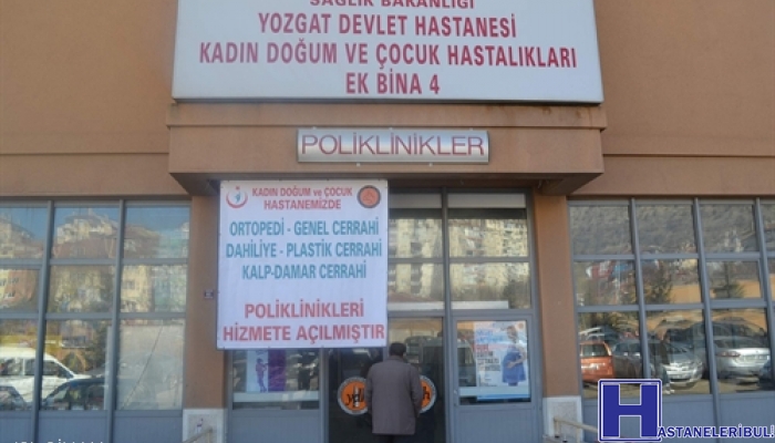 Sağlık Bakanlığı Yozgat Devlet Hastanesi Kadın Doğum Ve Çocuk Hastalıkları Ek Bina 4